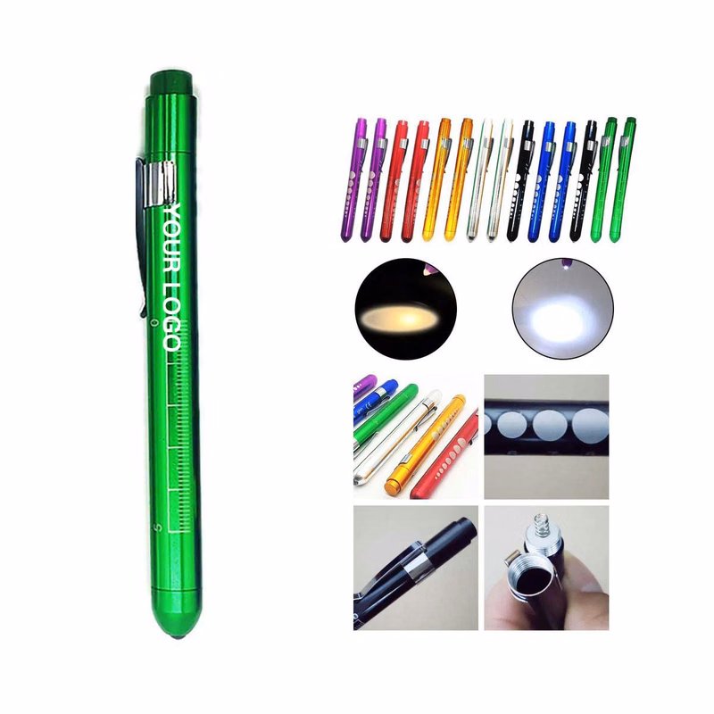 Compact LED Medical Penlight with Pocket Clip