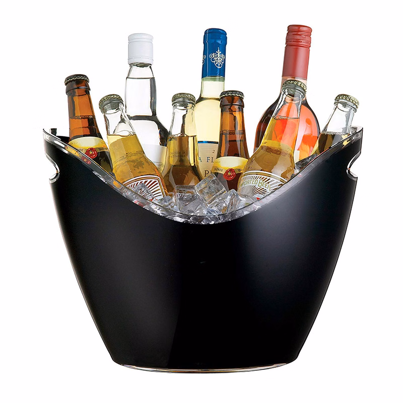 Plastic Ice Bucket for Wine Champagne