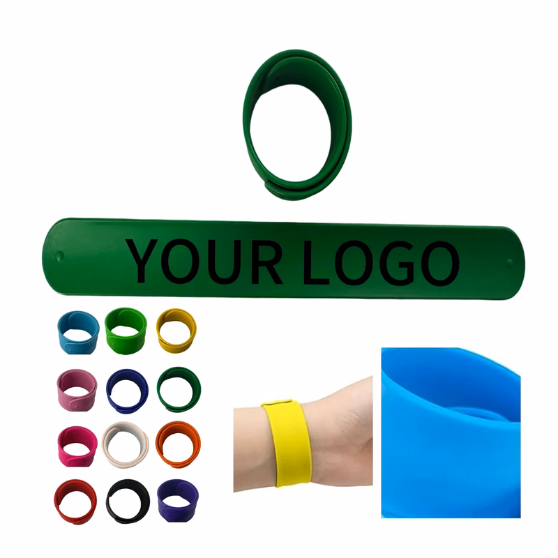 Colorful Slap Wristband 8.46 Inch for Celebrations
