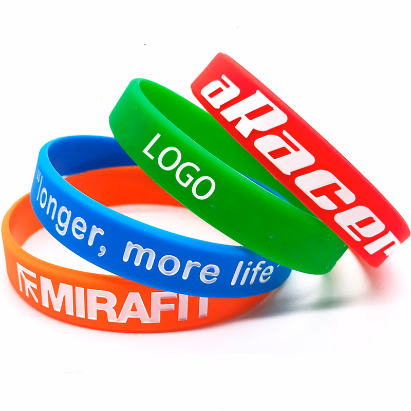 Colored Silicone Stretch Wristbands for Birthday Party Supplies Favors