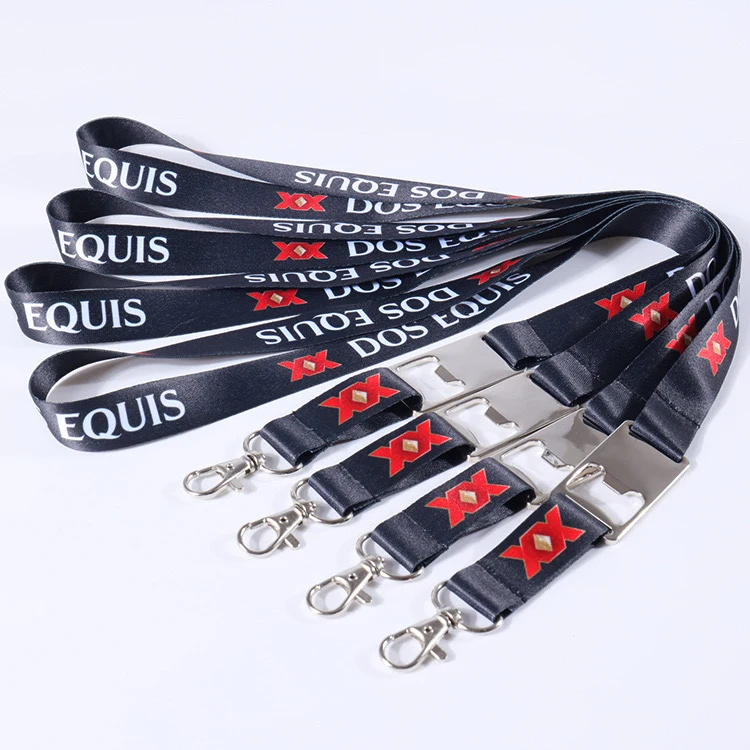 Dye Sublimation Lanyard with Metal Bottle Opener 1