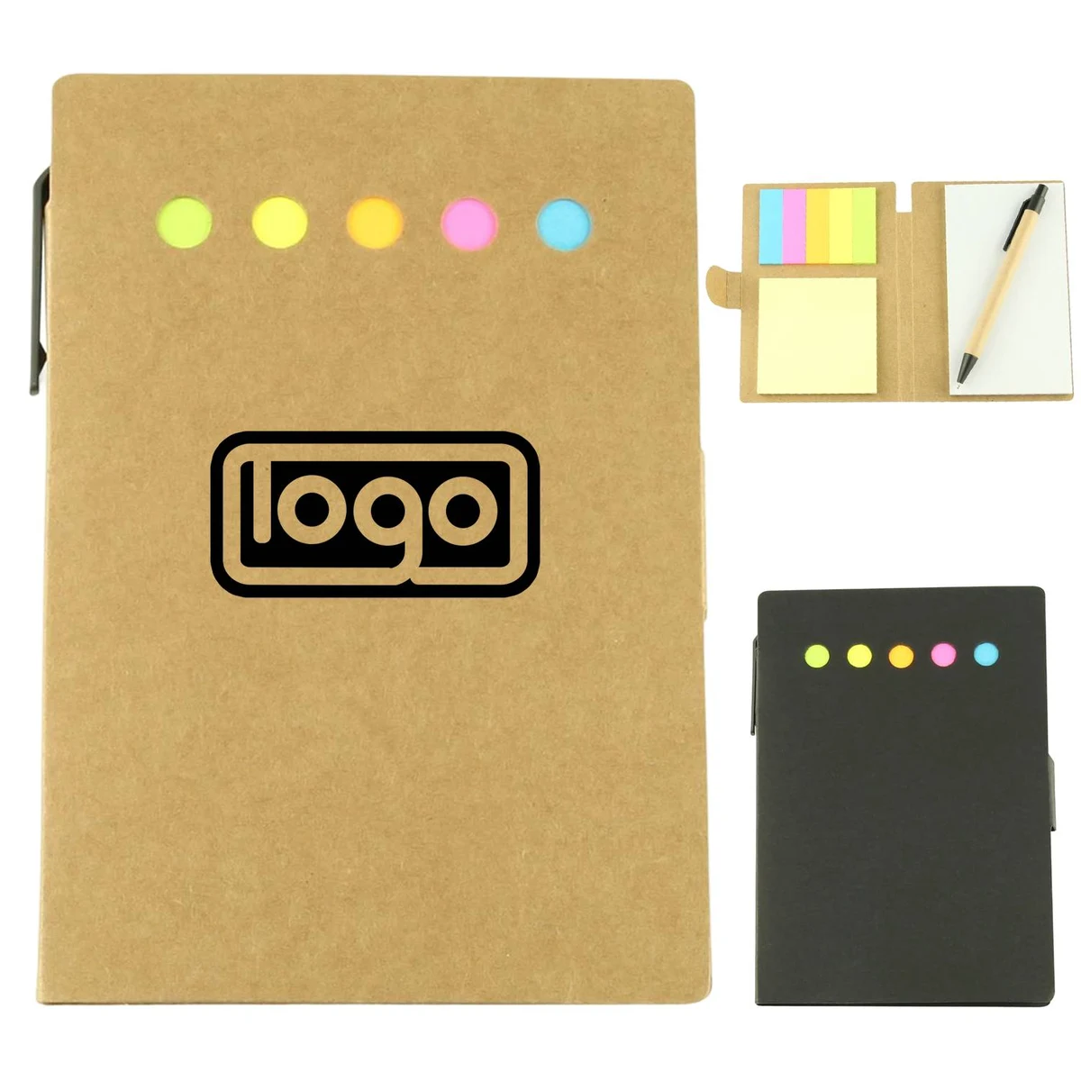 3-in-1 Pen Sticky Notes Notebook Set 1