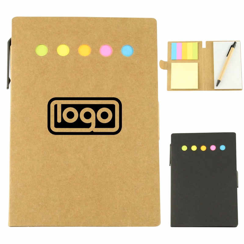 3-in-1 Pen Sticky Notes Notebook Set