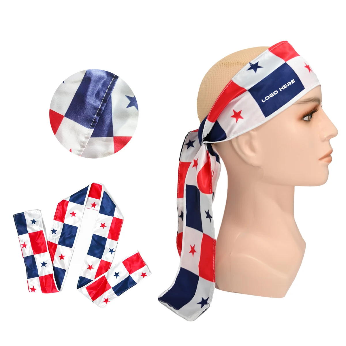 Unisex Custom Headbands with Flag 1