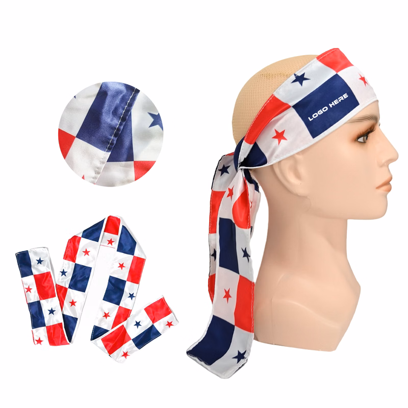 Unisex Custom Headbands with Flag