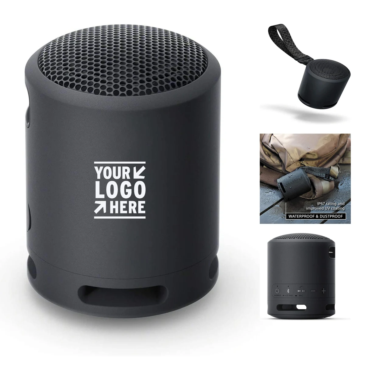 IP67 Waterproof Durable Outdoor Wireless Bluetooth Portable Lightweight Compact Travel Speaker 1