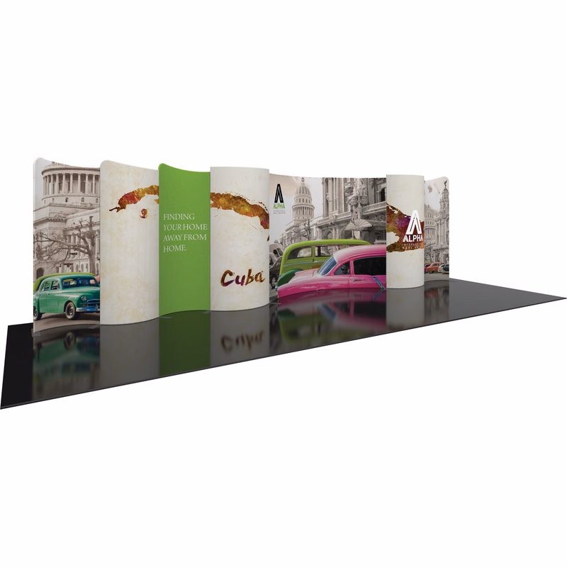 Modulate Series 1 30ft Fabric Backwall Kit 01