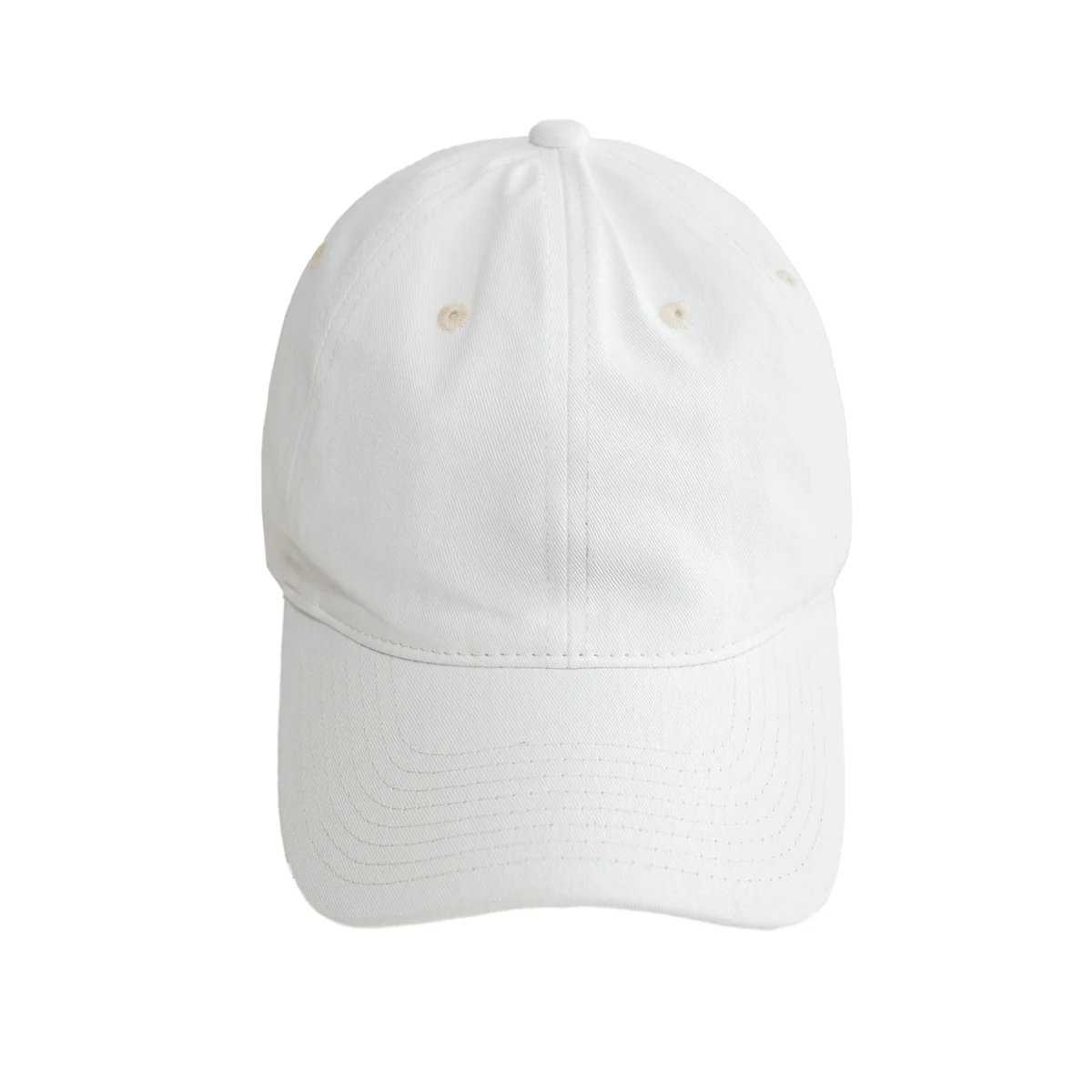 Pure White Cap with Silver Buckle 1