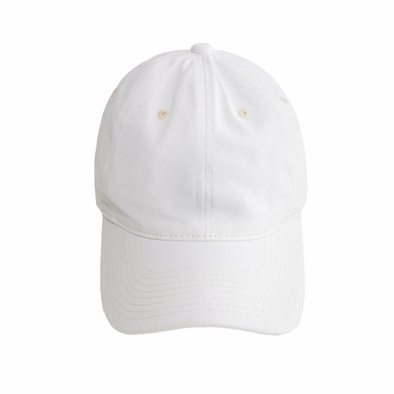 Pure White Cap with Silver Buckle