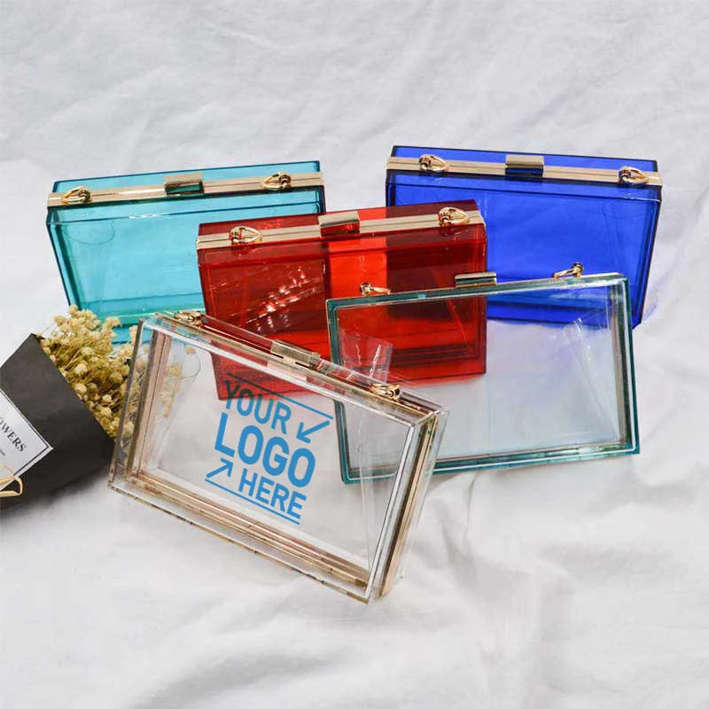 Clear Acrylic Shoulder Bag 1