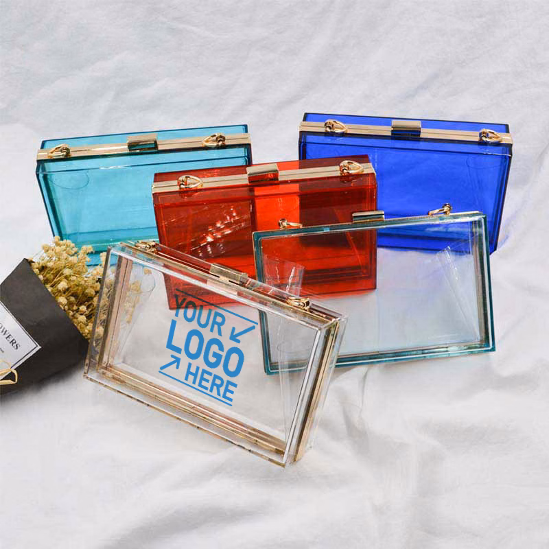 Clear Acrylic Shoulder Bag