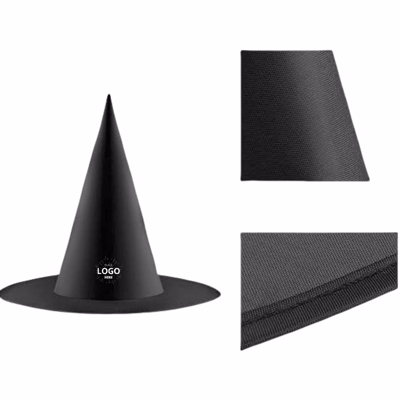 Black Halloween Witch Hat Party Cap