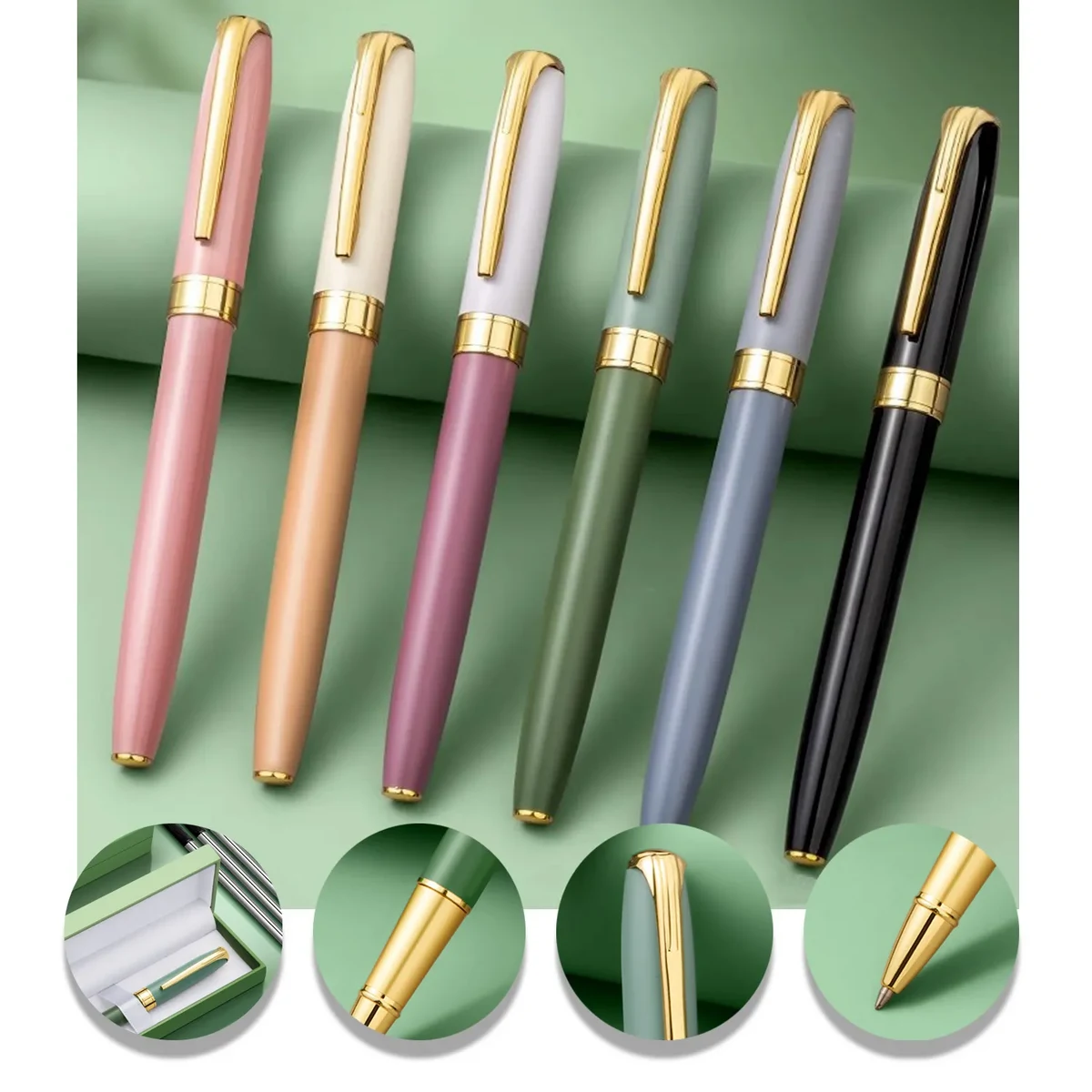 Metal Ballpoint Pen Gift Set for Men & Women 1