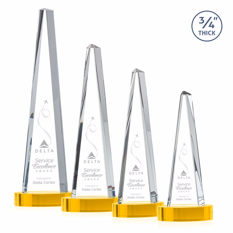 Majestic Tower Award on Alberton Base - Gold
