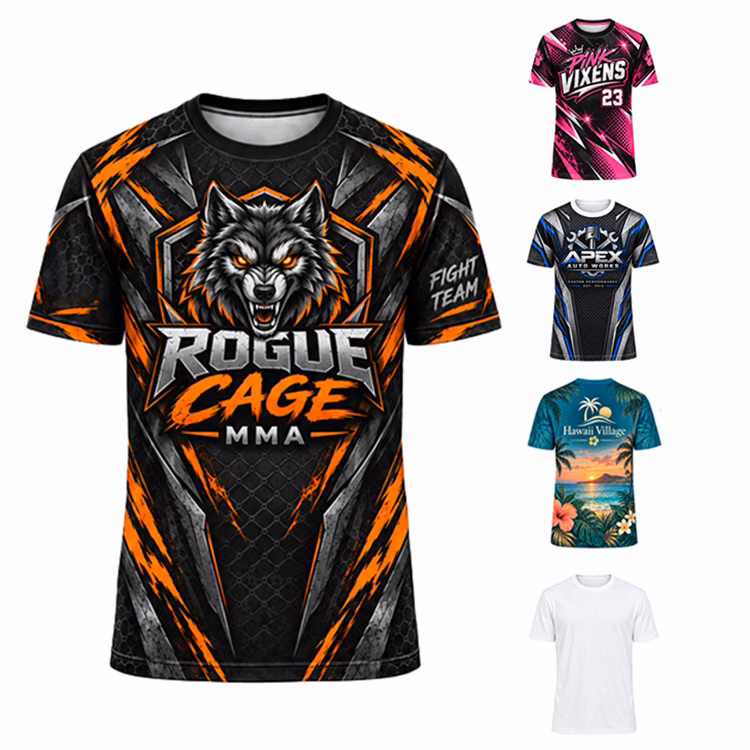 Malibu Full Color Sublimated Performance T-Shirt