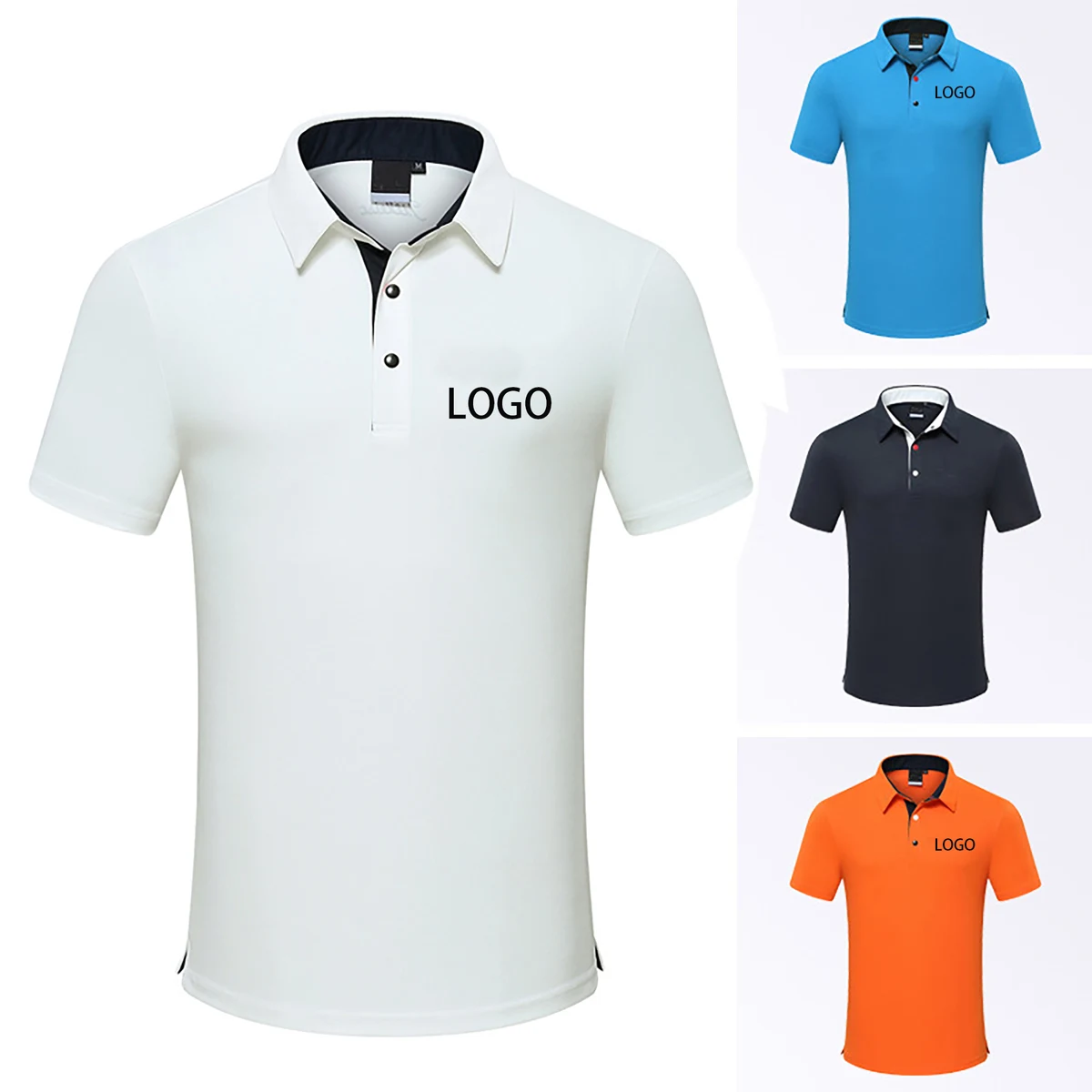 High Moisture Wicking Men's Polo T-Shirts 1