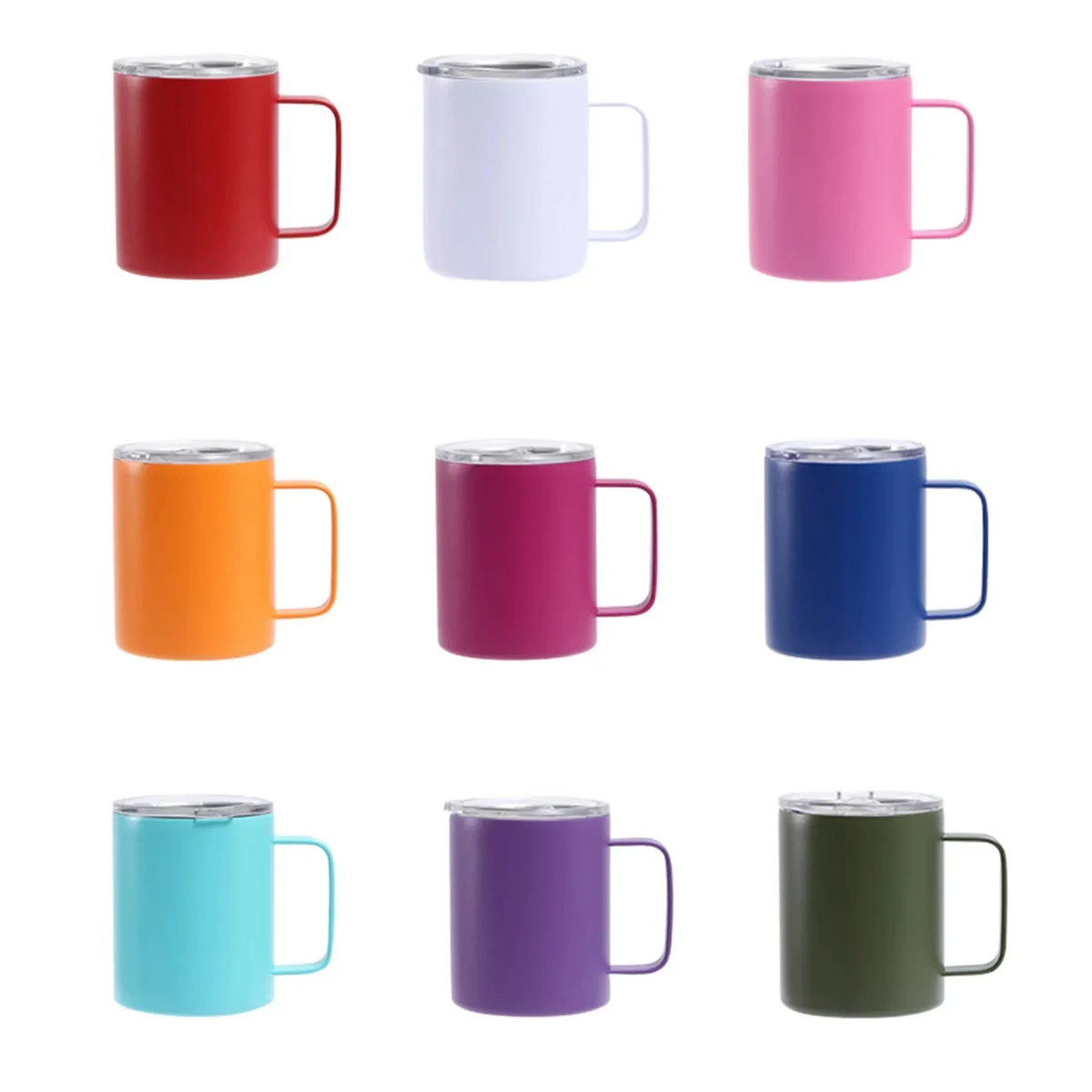 12 Oz. Double Wall Stainless Steel Vacuum Coffee Mug 1