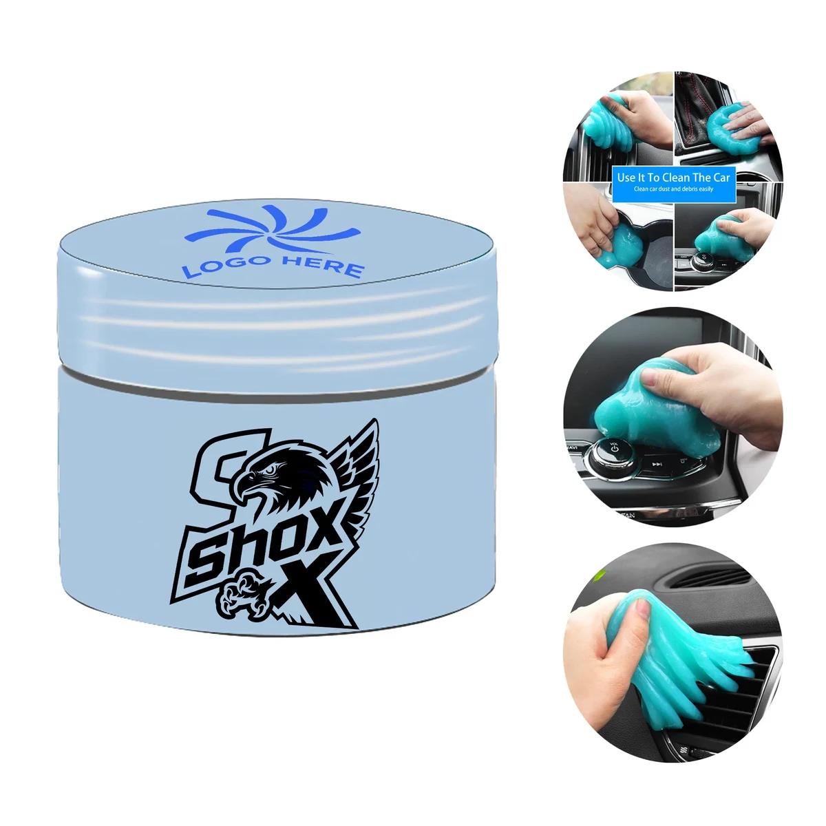 MOQ 20 Multifunctional Dust Removal Car Cleaning Gel 1