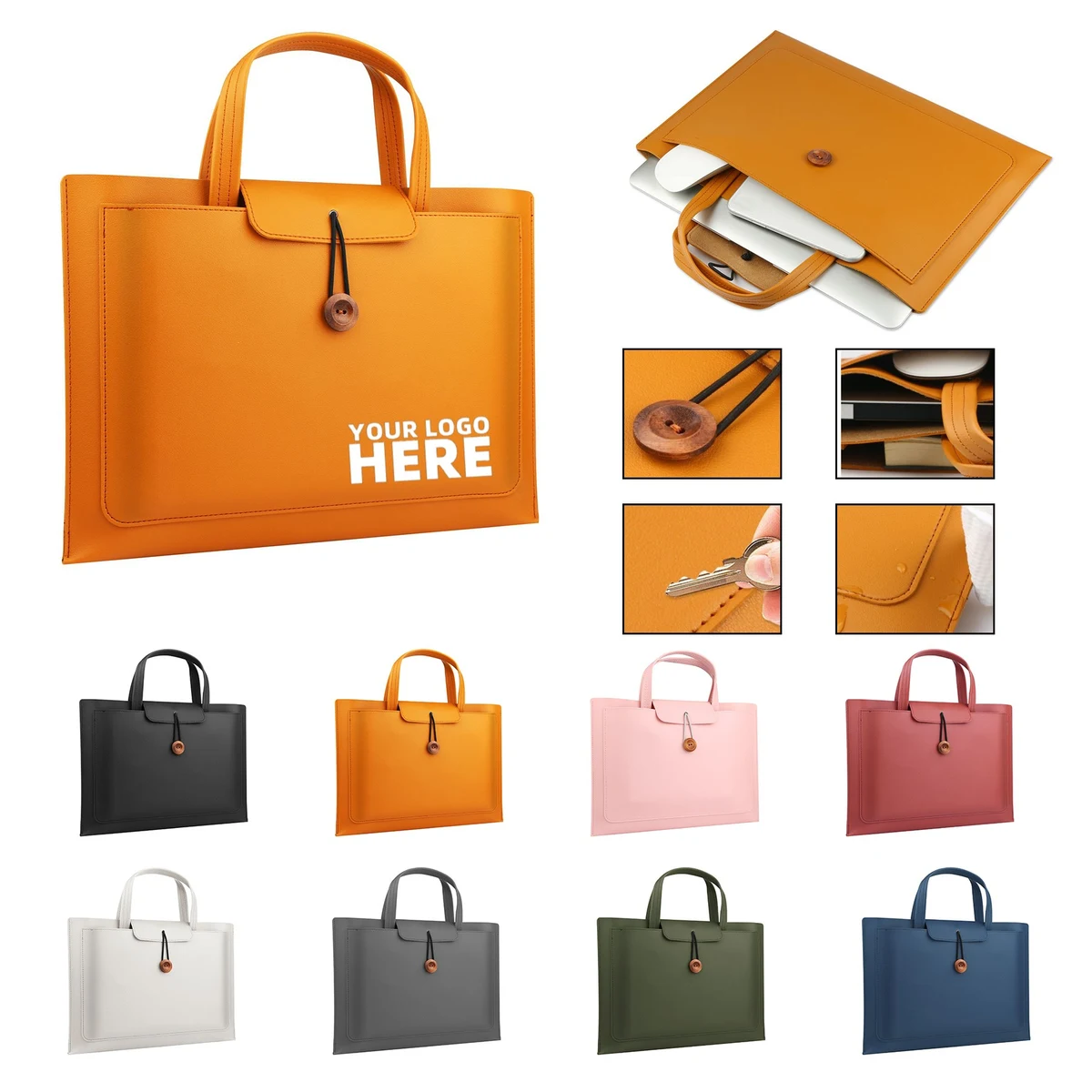 PU Waterproof Laptop Bag 1