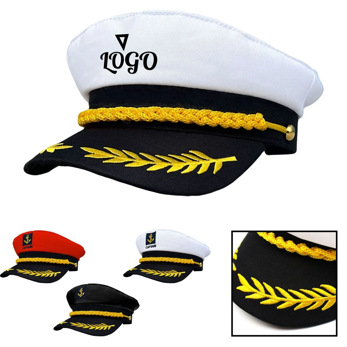 Cotton Nautical Captain Hat MOQ 20 1