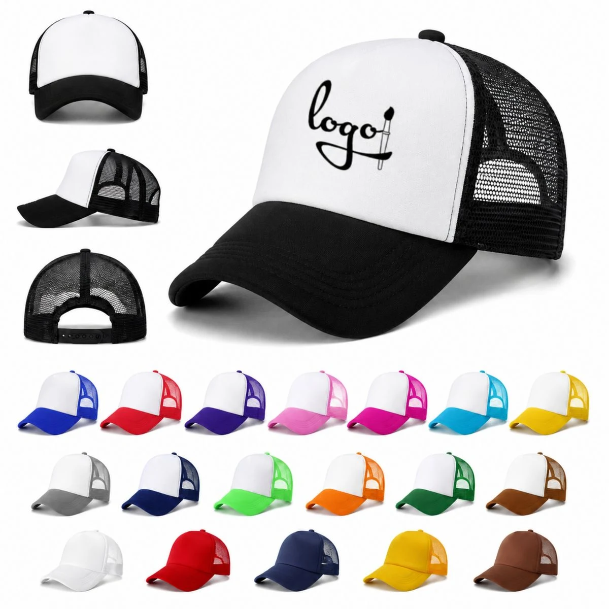 Foam Mesh Trucker Cap 1