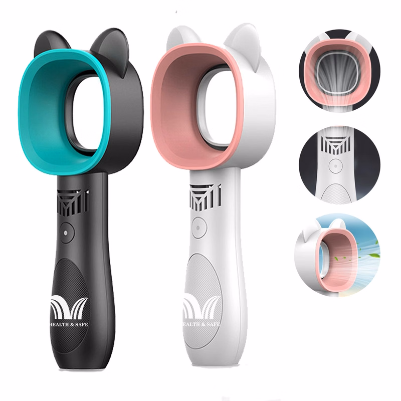 Usb Rechargeable Handheld Mini Leafless Fan