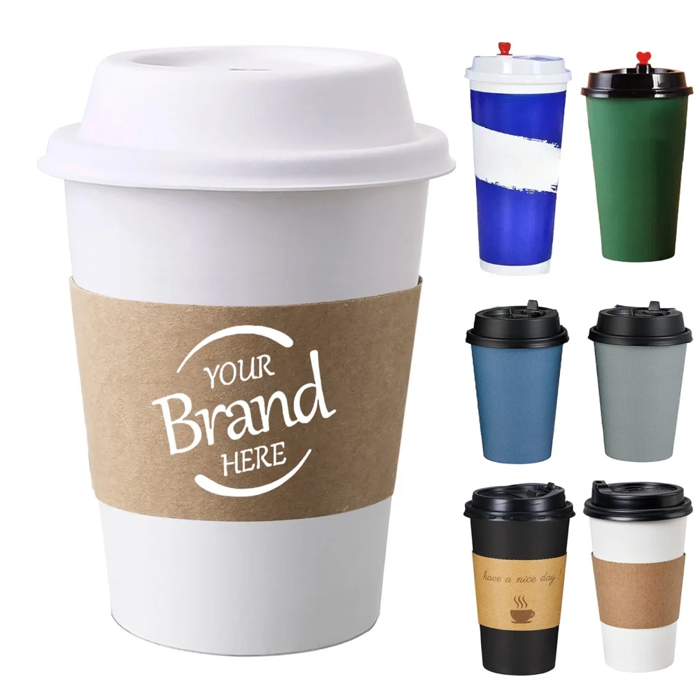 12/16/22Oz. Disposable Coffee Paper Cup 1
