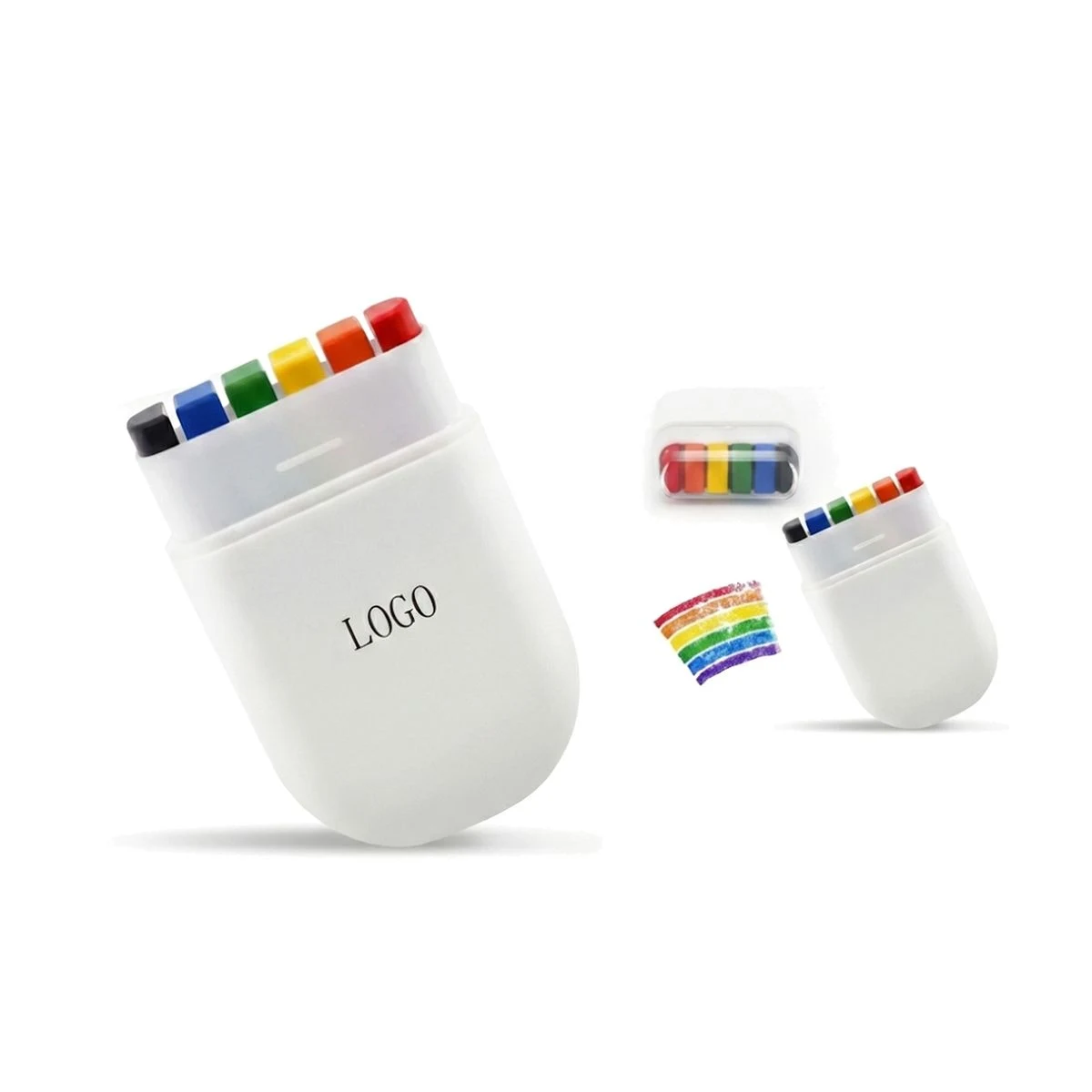 Customizable Non-Toxic Rainbow Face Paint Stick 1