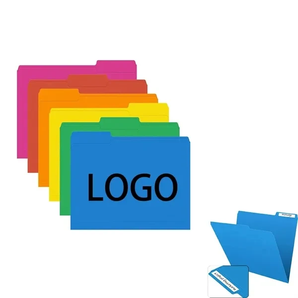 Custom 11.6 x 9 inch Paper File Folder — Heavyweight Professional Pocket Organization 1