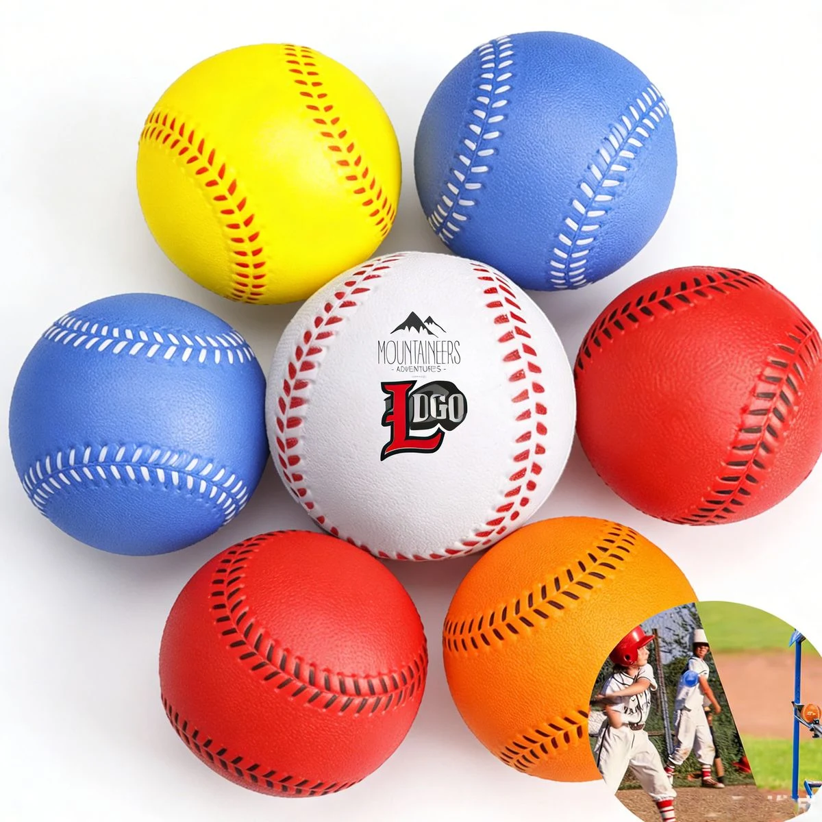 9 Inch Baseball Stress Reliever Ideal for Fans and Promotions 1