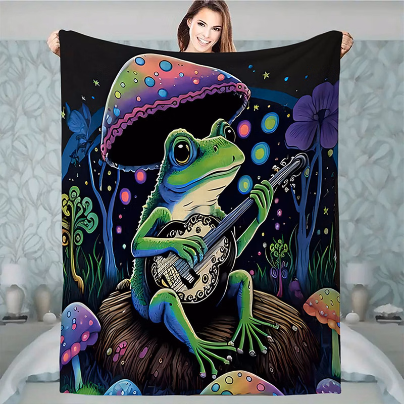 Flannel Frog Blanket