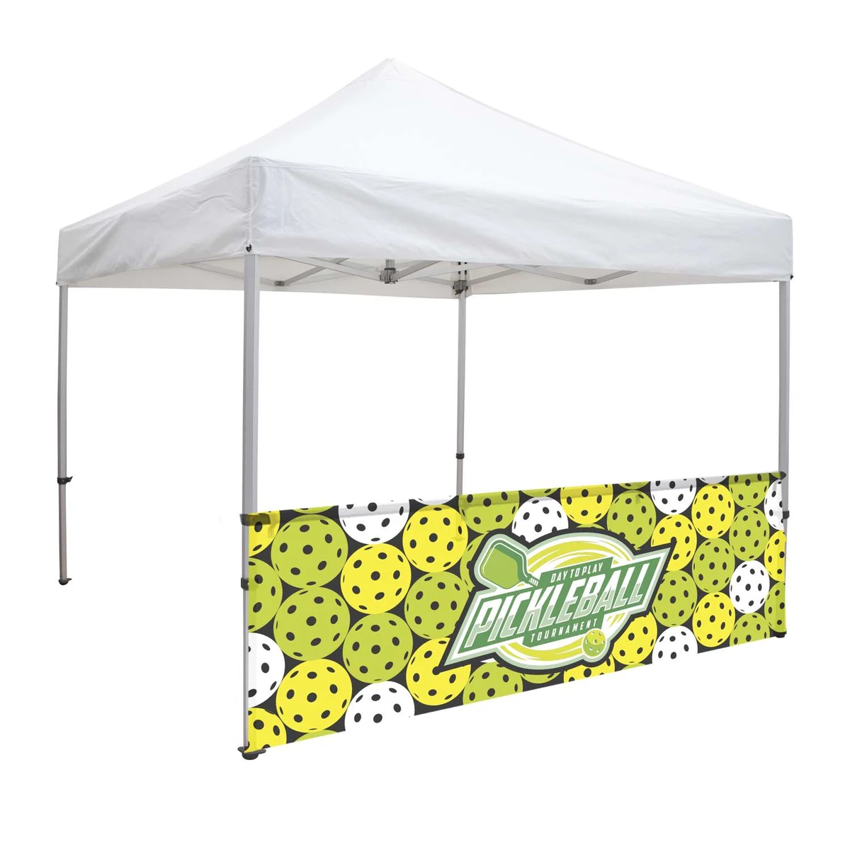 10' Elite Tent Mesh Vinyl Half Wall Kit (UV Printed) 1