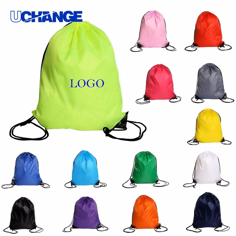 13" x 17" Polyester Sports Drawstring Backpack