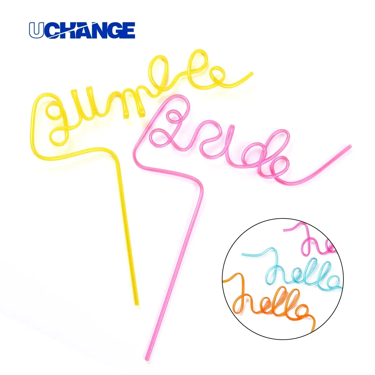 Silly Crazy Straws for Kids Reusable Plastic Loop Curly Crazy Drinking Straws for Classroom Activiti 1