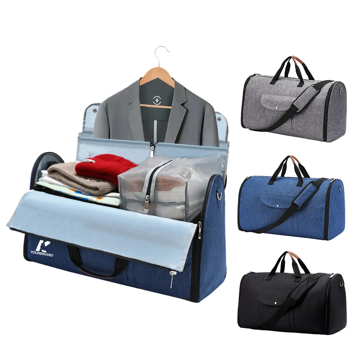 4 in 1 Hanging Suit Convertible Travel Carry on Garment Bag 1