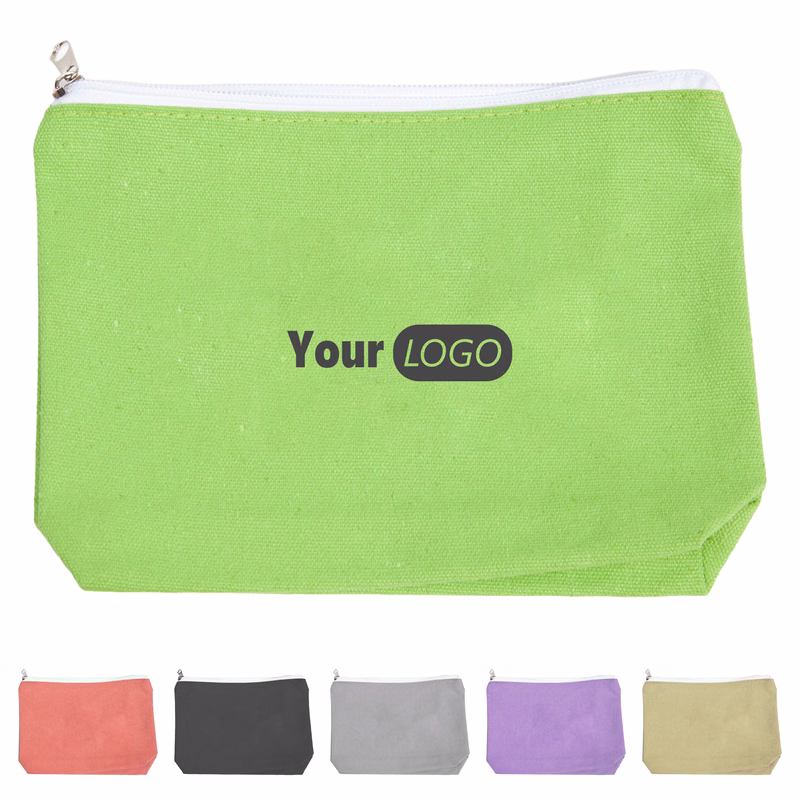 Canvas Eco-Friendly Zippered Bag For Sustainable Style And Storage