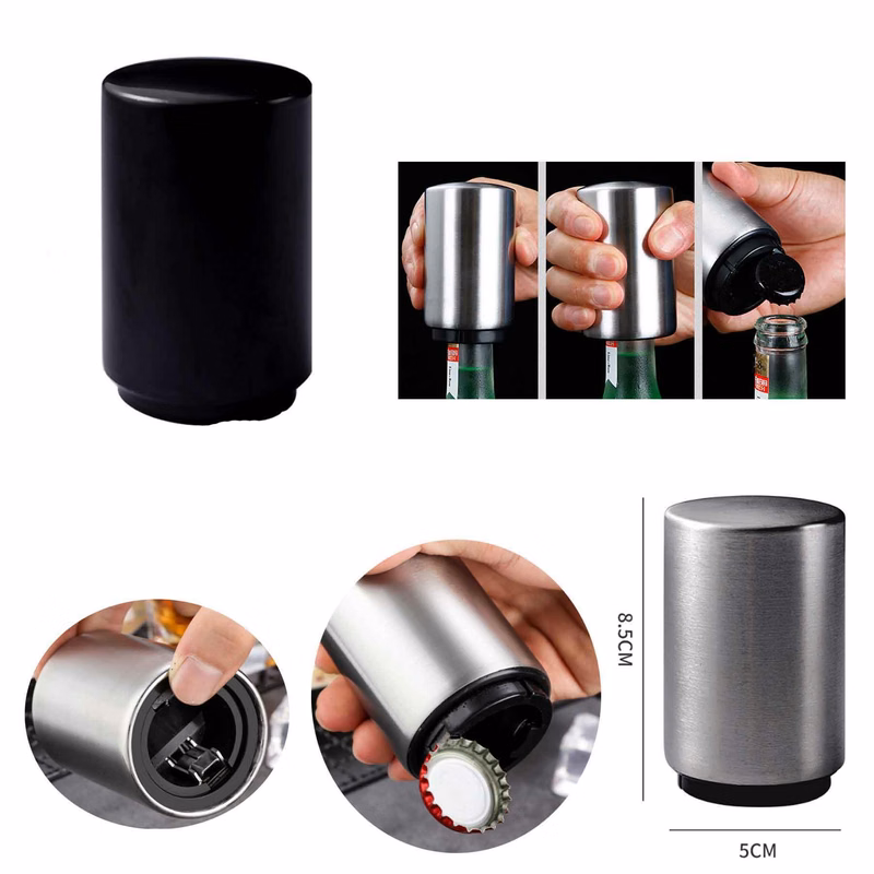 Stainless Steel Press-type Automatic Beer Opener