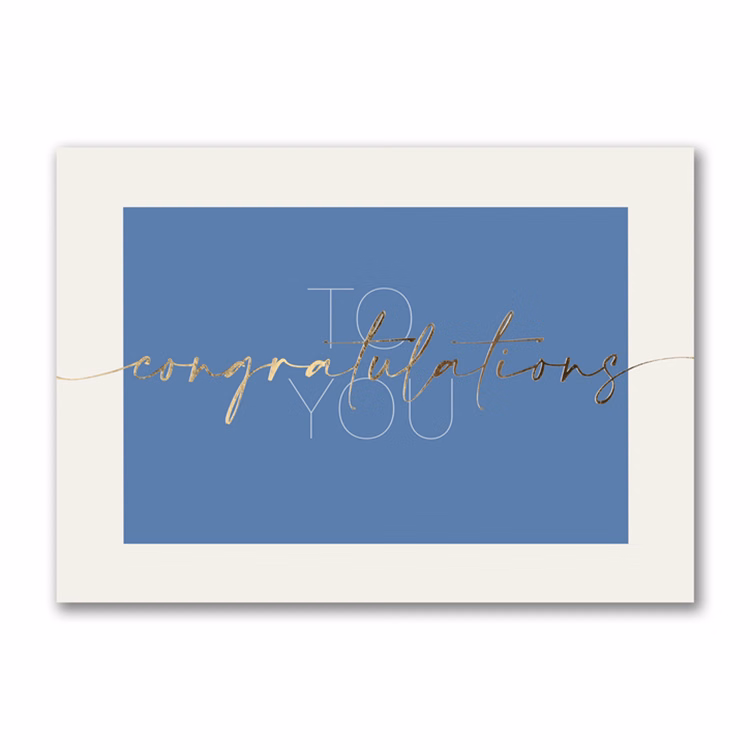Congratulations To You Card