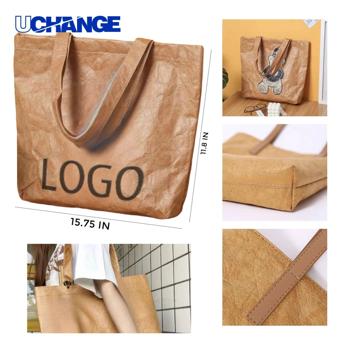 Eco-Friendly DuPont Paper Handbag 1