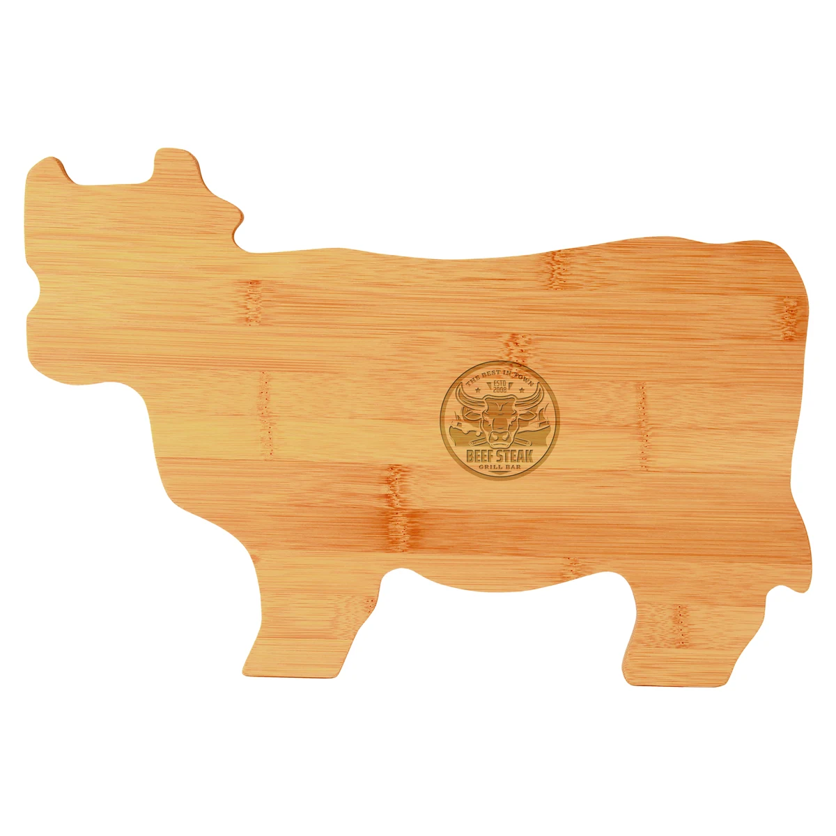 Bamboo Cow-Shaped Cutting Board 1