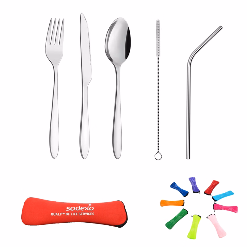 5 Pieces Silverware Flatware Cutlery Set