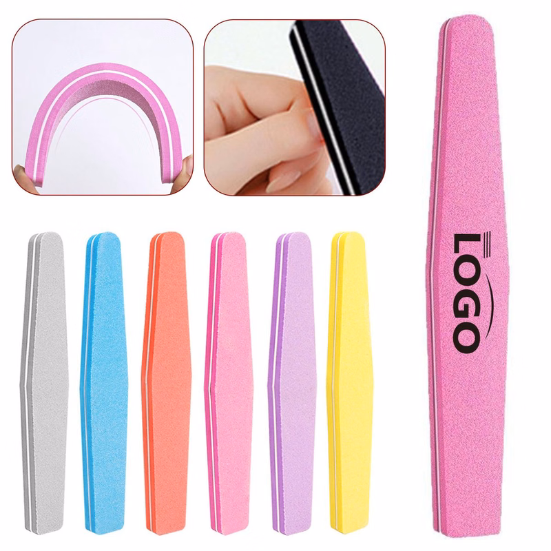 MOQ20 100/180 Grit Double Sided Nail Files And Buffers