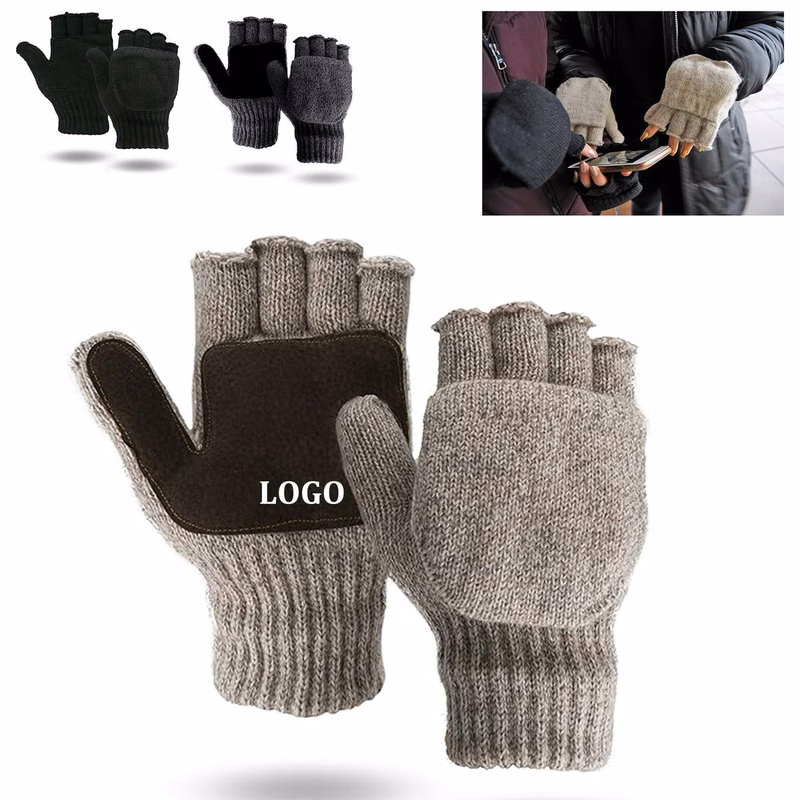 Woolen Gromit Fingerless Gloves
