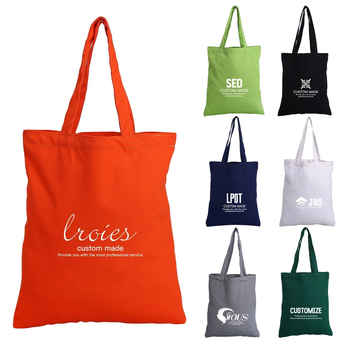 Canvas Bag, custom tote bag with logo imprint 1