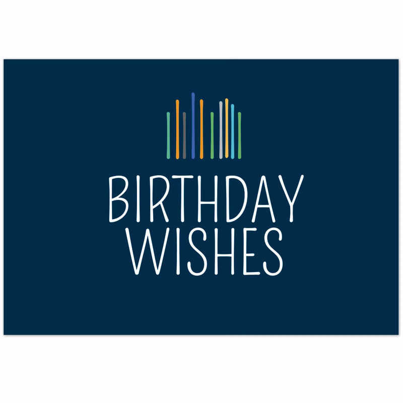 Birthday Wishes Greeting Card