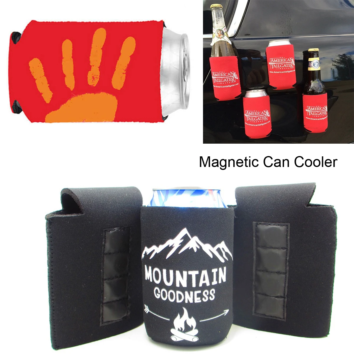 Mood Color Changing Magnetic Can Cooler, custom koozie with logo imprint 1