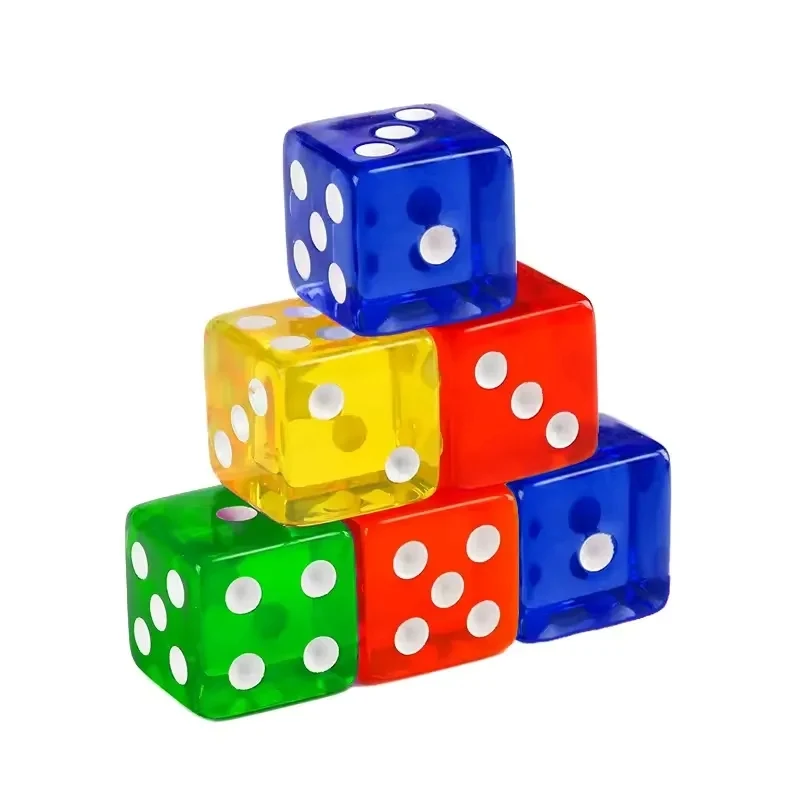 Transparent Resin Dice 1