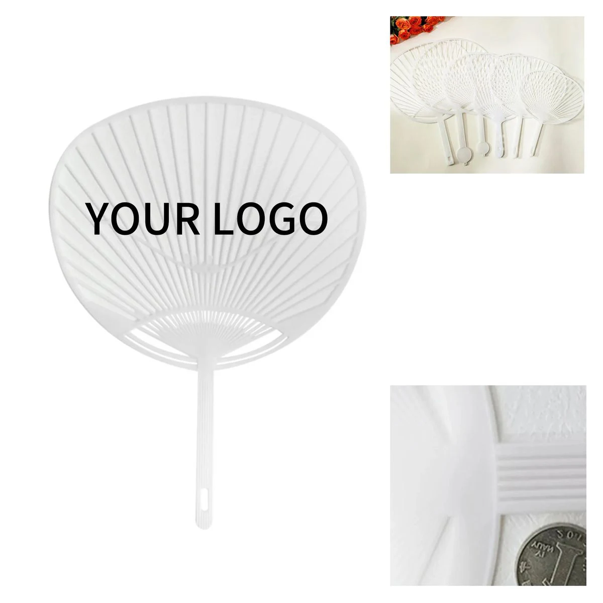 Durable Plastic Hand Fan for Festivals or Games 1