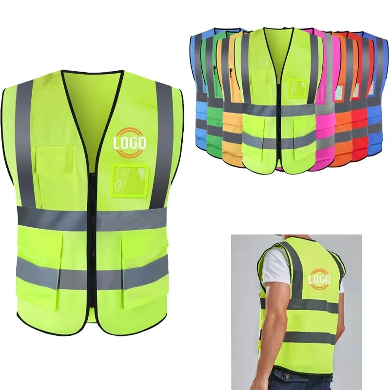 Reflective Construction Safety Vest Apparel 1
