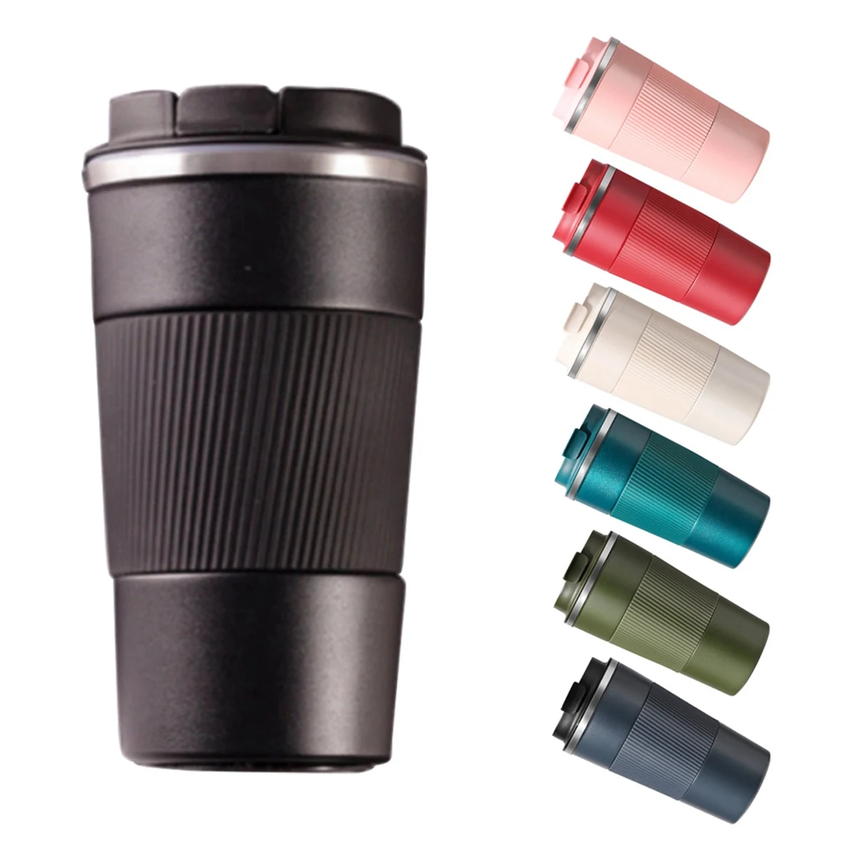 510 ml Travel Coffee Mug Cup with Lid, custom stadium cup with logo imprint 1